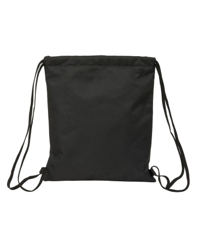 Zainetto con Cordini Kappa Dark Nero 35 x 40 x 1 cm