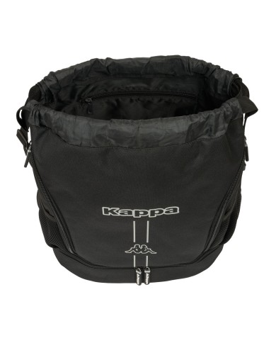 Zainetto con Cordini Kappa Dark Nero 35 x 40 x 1 cm
