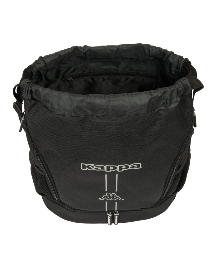 Zainetto con Cordini Kappa Dark Nero 35 x 40 x 1 cm Zainetto con Cordini Kappa Dark Nero 35 x 40 x 1 cm