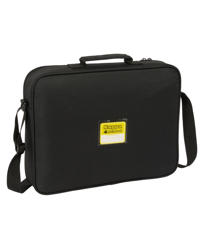Zaino Scuola Kappa Dark Nero 38 x 28 x 6 cm Zaino Scuola Kappa Dark Nero 38 x 28 x 6 cm