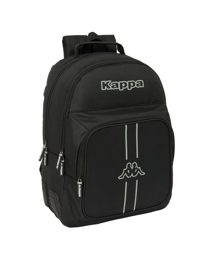 Zaino Scuola Kappa Dark Nero 32 x 42 x 15 cm Zaino Scuola Kappa Dark Nero 32 x 42 x 15 cm