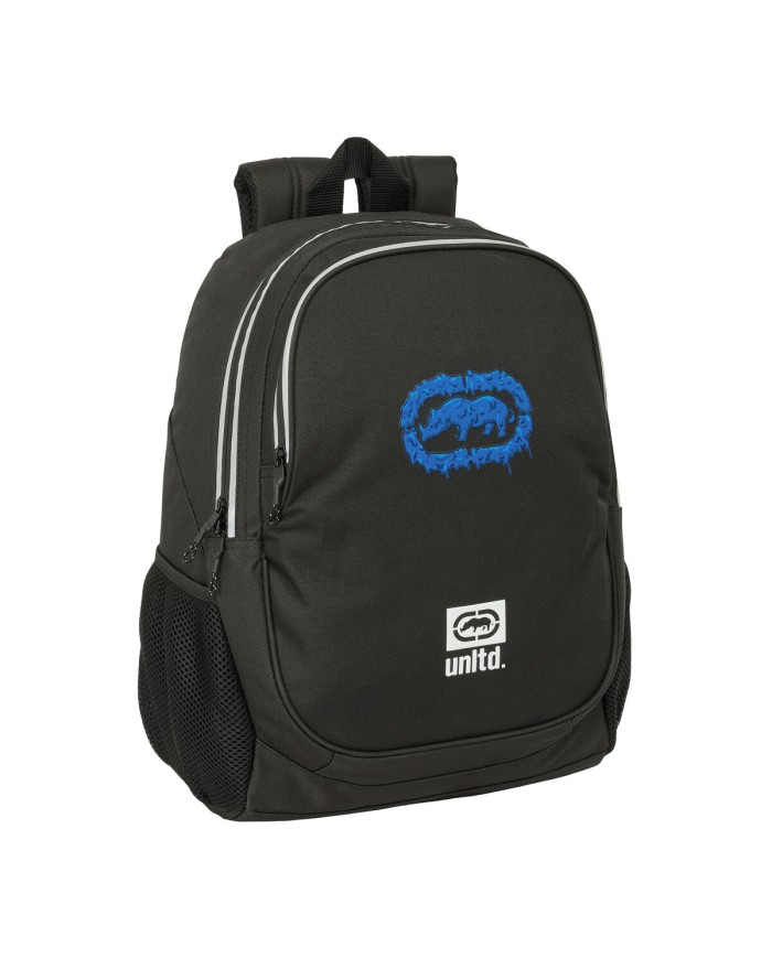 Zaino Scuola Eckō Unltd. Worldwide Nero 32 x 44 x 16 cm