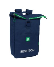 Zaino per Portatile Benetton benetton Blu Marino 31 x 41 x 16 cm Zaino per Portatile Benetton benetton Blu Marino 31 x 41 x 16 cm