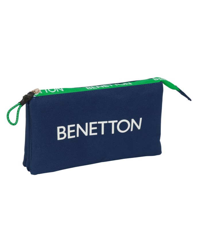 Necessaire Benetton Green Blu Marino 22 x 12 x 3 cm Necessaire Benetton Green Blu Marino 22 x 12 x 3 cm