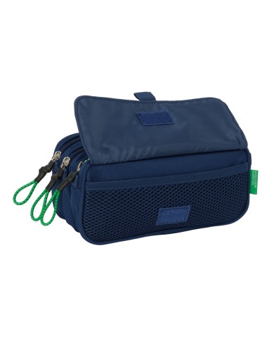 Necessaire Benetton Green Blu Marino 21,5 x 10 x 8 cm Necessaire Benetton Green Blu Marino 21,5 x 10 x 8 cm