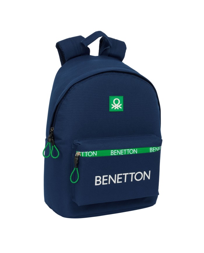 Zaino per Portatile Benetton benetton Blu Marino 31 x 41 x 16 cm Zaino per Portatile Benetton benetton Blu Marino 31 x 41 x 16 cm