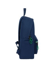 Zaino Scuola Benetton Green Blu Marino 33 x 42 x 15 cm Zaino Scuola Benetton Green Blu Marino 33 x 42 x 15 cm