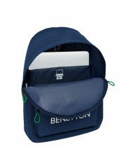 Zaino per Portatile Benetton benetton Blu Marino 31 x 41 x 16 cm Zaino per Portatile Benetton benetton Blu Marino 31 x 41 x 16 cm