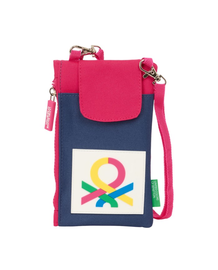 Borsa per Cellulare Benetton Cherry Ciliegia Blu Marino Borsa per Cellulare Benetton Cherry Ciliegia Blu Marino