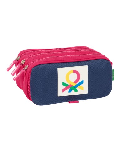 Necessaire Benetton Cherry Ciliegia Blu Marino 21,5 x 10 x 8 cm Necessaire Benetton Cherry Ciliegia Blu Marino 21,5 x 10 x 8 cm