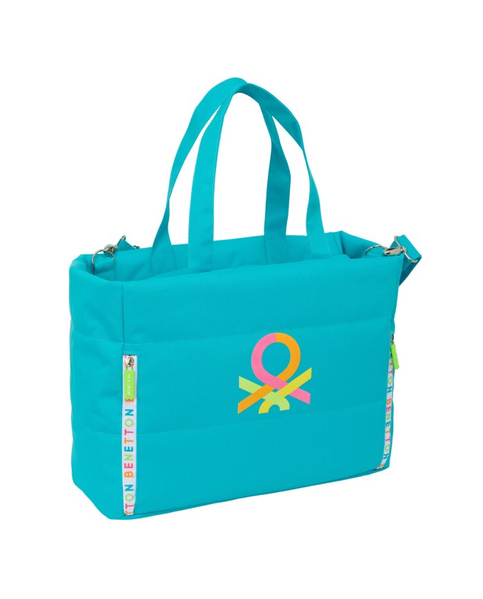 Valigetta per Portatile Benetton Summer Azzurro 40 x 31 x 17 cm Valigetta per Portatile Benetton Summer Azzurro 40 x 31 x 17 cm