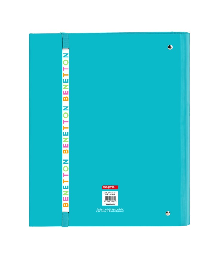 Raccoglitore ad anelli Benetton Summer Azzurro 27 x 32 x 3.5 cm