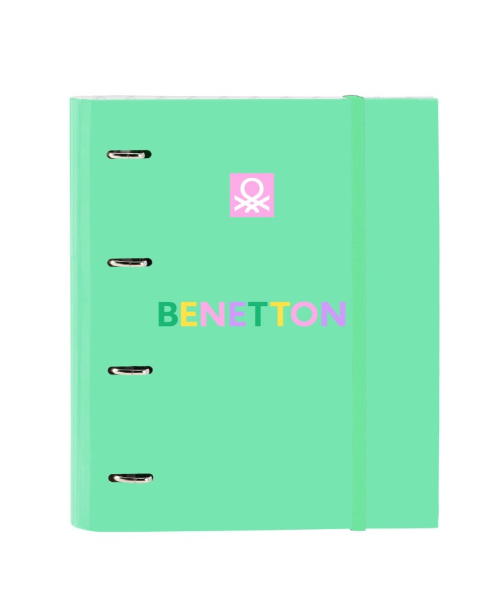 Raccoglitore ad anelli Benetton Mint Verde 27 x 32 x 3.5 cm Raccoglitore ad anelli Benetton Mint Verde 27 x 32 x 3.5 cm