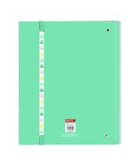 Raccoglitore ad anelli Benetton Mint Verde 27 x 32 x 3.5 cm Raccoglitore ad anelli Benetton Mint Verde 27 x 32 x 3.5 cm