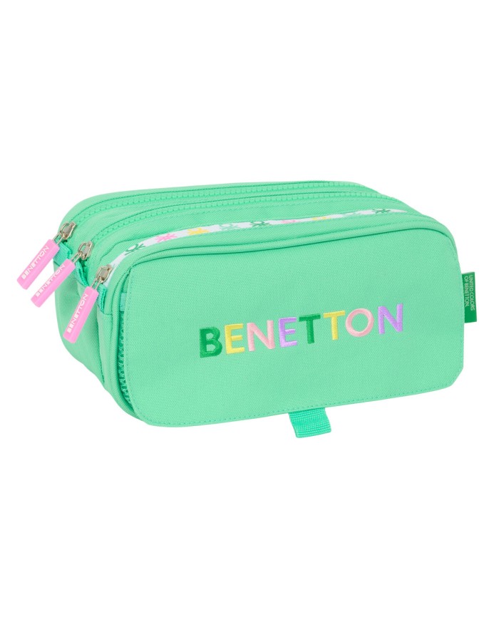 Portaoggetti Triplo Benetton Mint Verde 21,5 x 10 x 8 cm Portaoggetti Triplo Benetton Mint Verde 21,5 x 10 x 8 cm