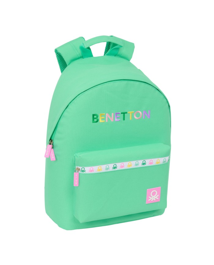 Zaino per Portatile Benetton benetton Verde 31 x 41 x 16 cm Zaino per Portatile Benetton benetton Verde 31 x 41 x 16 cm