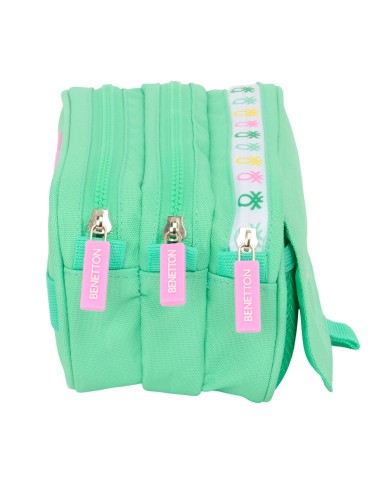 Portaoggetti Triplo Benetton Mint Verde 21,5 x 10 x 8 cm Portaoggetti Triplo Benetton Mint Verde 21,5 x 10 x 8 cm