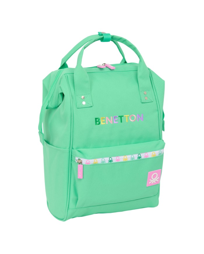 Zaino Casual Benetton benetton Verde Zaino Casual Benetton benetton Verde