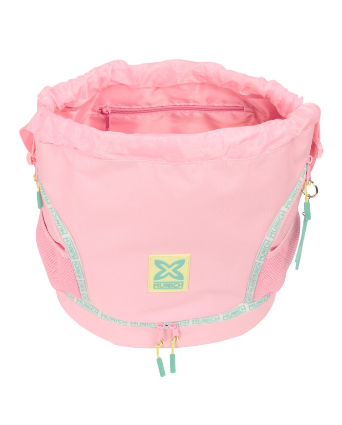 Zainetto con Cordini Munich Candy Rosa 35 x 40 x 1 cm Zainetto con Cordini Munich Candy Rosa 35 x 40 x 1 cm