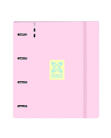 Raccoglitore ad anelli Munich Candy Rosa 27 X 32 X 4 cm