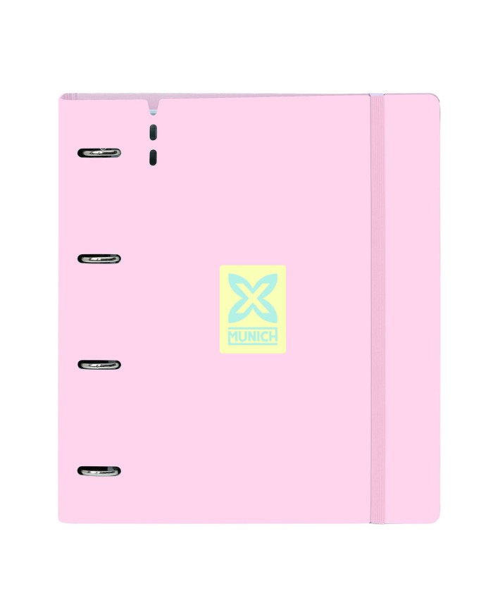 Raccoglitore ad anelli Munich Candy Rosa 27 X 32 X 4 cm