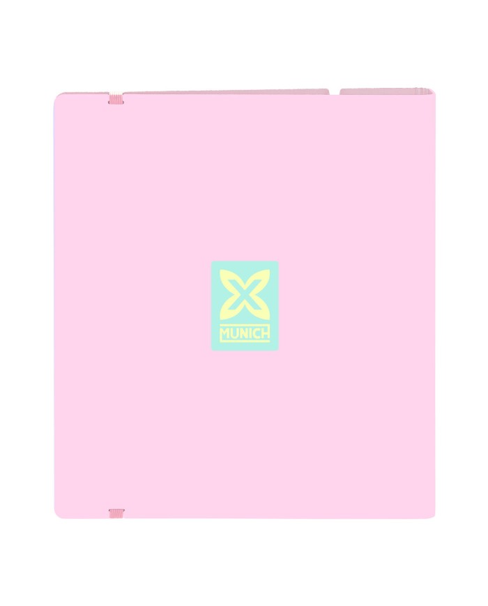 Raccoglitore ad anelli Munich Candy Rosa 27 X 32 X 4 cm