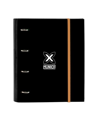 Raccoglitore ad anelli Munich Lagoon Nero 27 x 32 x 3.5 cm