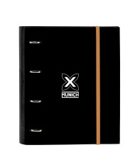 Raccoglitore ad anelli Munich Lagoon Nero A4 27 x 33 x 6 cm Raccoglitore ad anelli Munich Lagoon Nero A4 27 x 33 x 6 cm