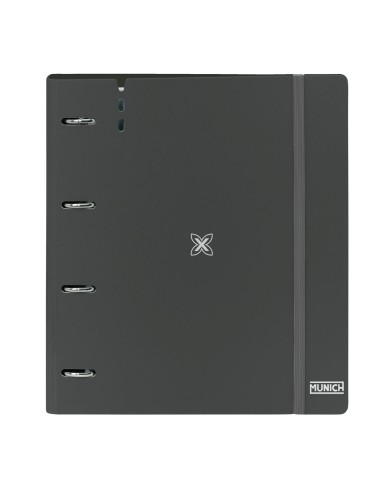 Raccoglitore ad anelli Munich Lagoon Nero 27 X 32 X 4 cm