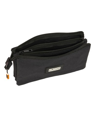 Portaoggetti Triplo Munich Lagoon Nero 22 x 12 x 3 cm Portaoggetti Triplo Munich Lagoon Nero 22 x 12 x 3 cm