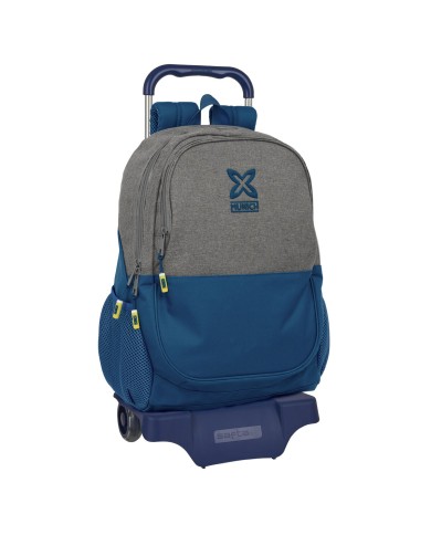 Trolley per la Scuola Munich Street Azzurro Grigio 32 x 44 x 16 cm