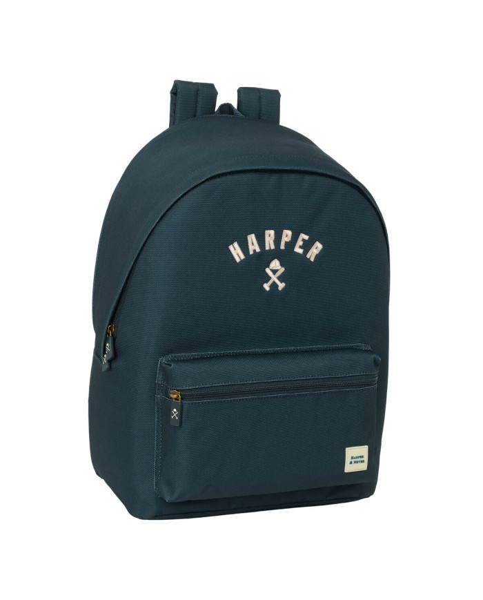 Zaino per Portatile Harper & Neyer Blu Marino 31 x 44 x 18 cm