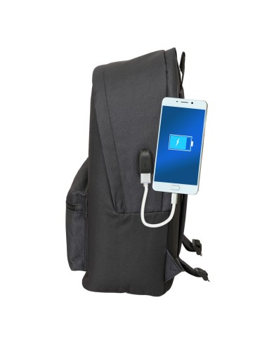 Zaino per Portatile Harper & Neyer +usb harper & neyer Nero 31 x 44 x 18 cm