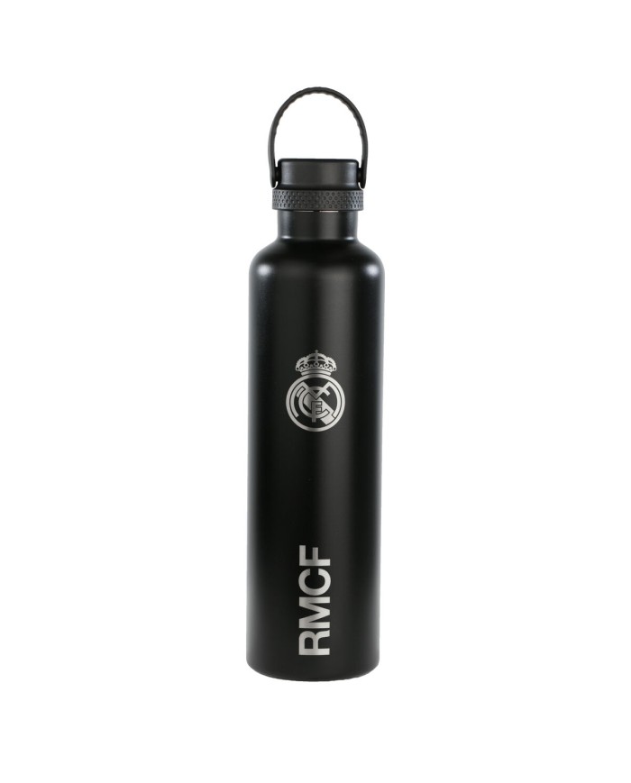 Bottiglia Térmica Real Madrid C.F. Grigio Silicone Acciaio inossidabile Bottiglia Térmica Real Madrid C.F. Grigio Silicone Acciaio inossidabile