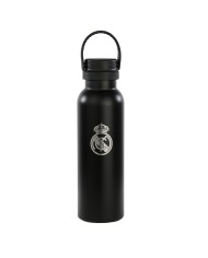 Bottiglia Térmica Real Madrid C.F. Bianco Grigio Poliestere Silicone Acciaio inossidabile Bottiglia Térmica Real Madrid C.F. Bianco Grigio Poliestere Silicone Acciaio inossidabile
