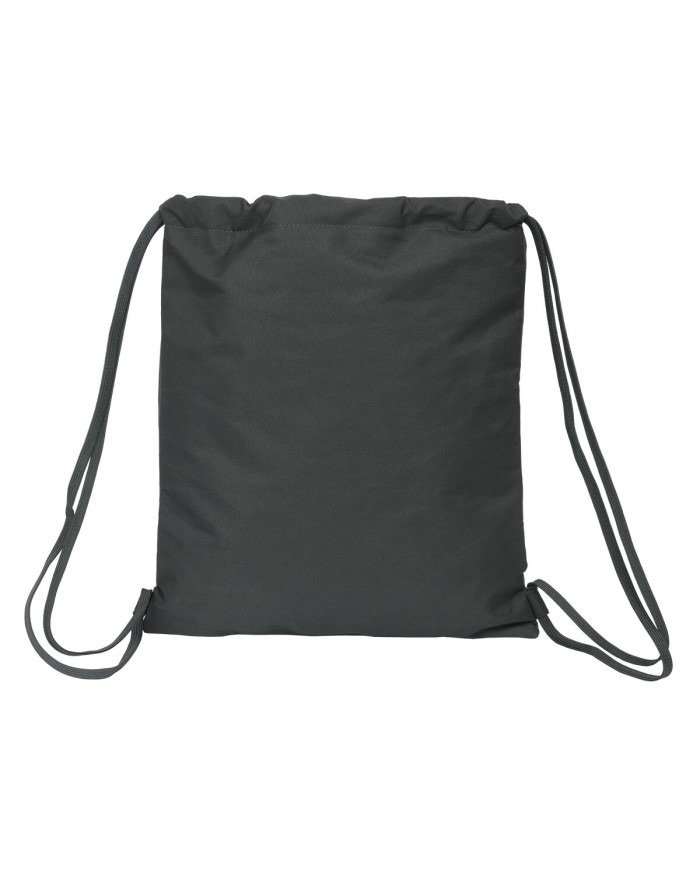 Zainetto con Cordini Real Madrid C.F. Grigio 35 x 40 x 1 cm Zainetto con Cordini Real Madrid C.F. Grigio 35 x 40 x 1 cm