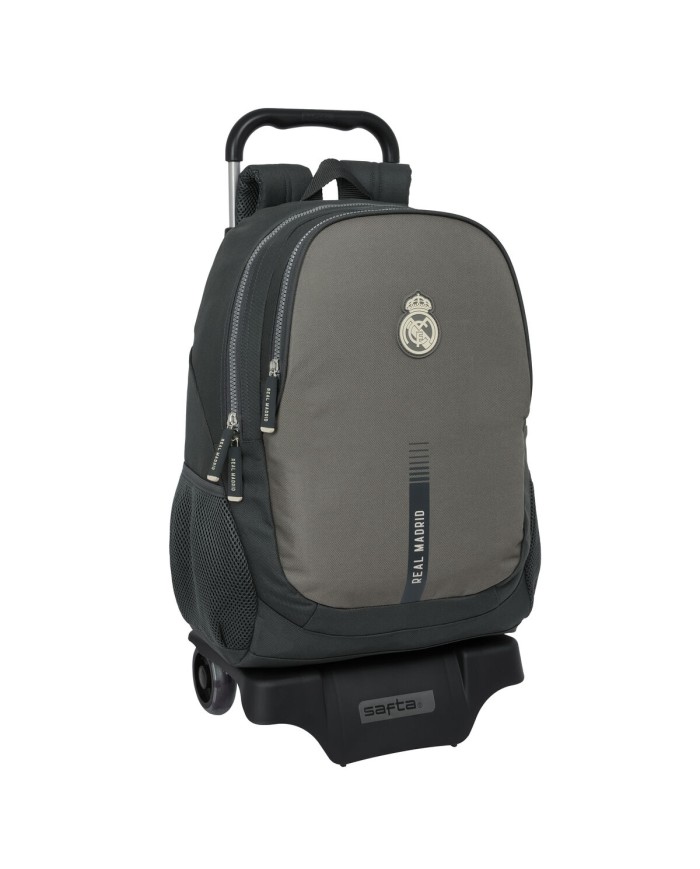 Trolley per la Scuola Real Madrid C.F. Grigio 32 x 44 x 16 cm Trolley per la Scuola Real Madrid C.F. Grigio 32 x 44 x 16 cm