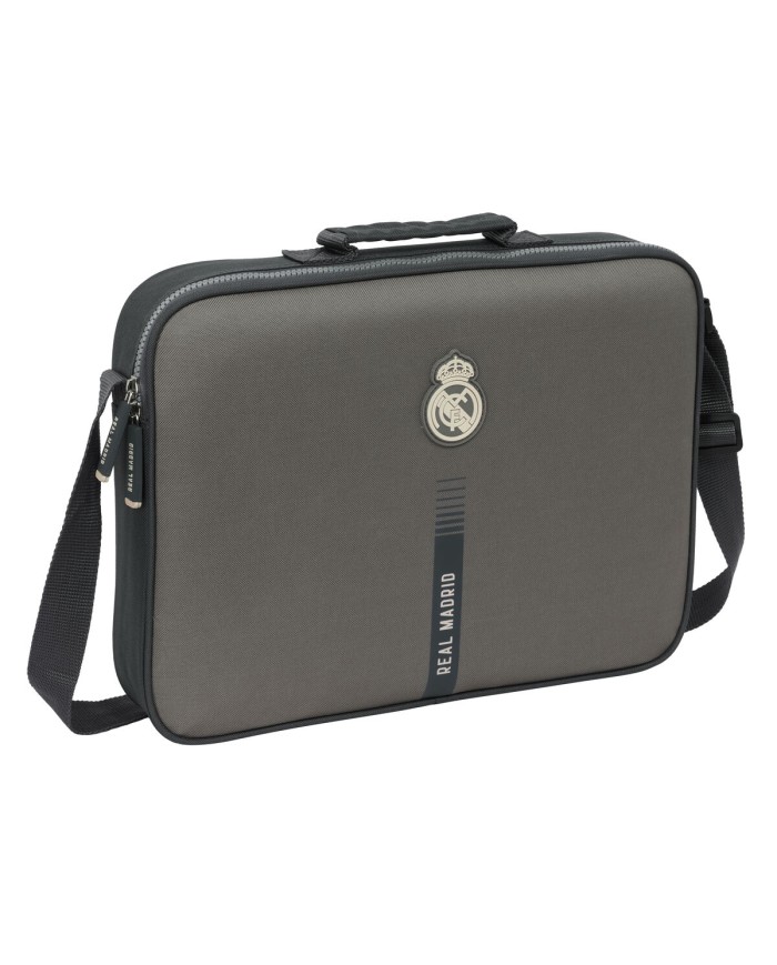 Borsa per la scuola Real Madrid C.F. Grigio 38 x 28 x 6 cm Borsa per la scuola Real Madrid C.F. Grigio 38 x 28 x 6 cm