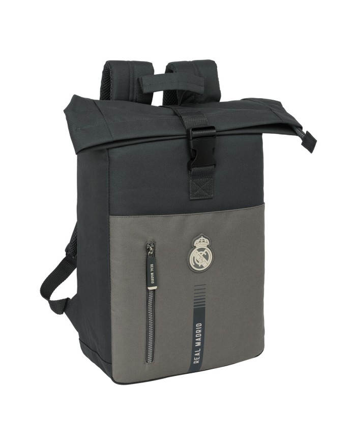 Zaino Scuola Real Madrid C.F. Grigio 28 x 42 x 13 cm Zaino Scuola Real Madrid C.F. Grigio 28 x 42 x 13 cm