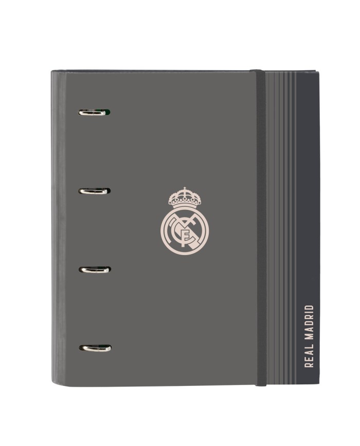 Raccoglitore ad anelli Real Madrid C.F. Grigio 27 x 32 x 3.5 cm Raccoglitore ad anelli Real Madrid C.F. Grigio 27 x 32 x 3.5 cm
