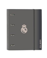 Raccoglitore ad anelli Real Madrid C.F. Grigio A4 26.5 x 33 x 4 cm Raccoglitore ad anelli Real Madrid C.F. Grigio A4 26.5 x 33 x 4 cm