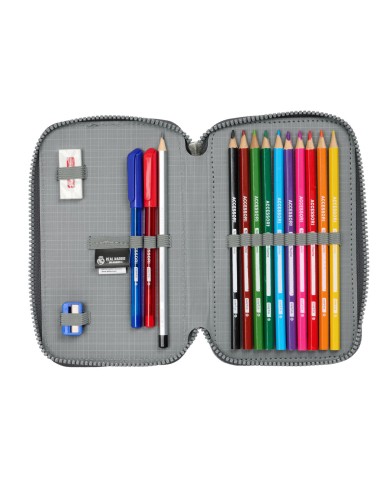Necessaire Real Madrid C.F. Grigio 12.5 x 19.5 x 4 cm 29 Pezzi Necessaire Real Madrid C.F. Grigio 12.5 x 19.5 x 4 cm 29 Pezzi