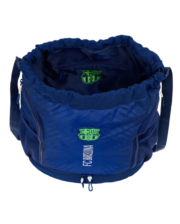 Zainetto con Cordini F.C. Barcelona Blu Marino 35 x 40 x 1 cm