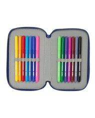 Plumier Triplo F.C. Barcelona Blu Marino 12,5 x 19,5 x 5,5 cm 37 Pezzi Plumier Triplo F.C. Barcelona Blu Marino 12,5 x 19,5 x 5,5 cm 37 Pezzi