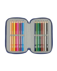 Plumier Triplo F.C. Barcelona Blu Marino 12,5 x 19,5 x 5,5 cm 37 Pezzi Plumier Triplo F.C. Barcelona Blu Marino 12,5 x 19,5 x 5,5 cm 37 Pezzi