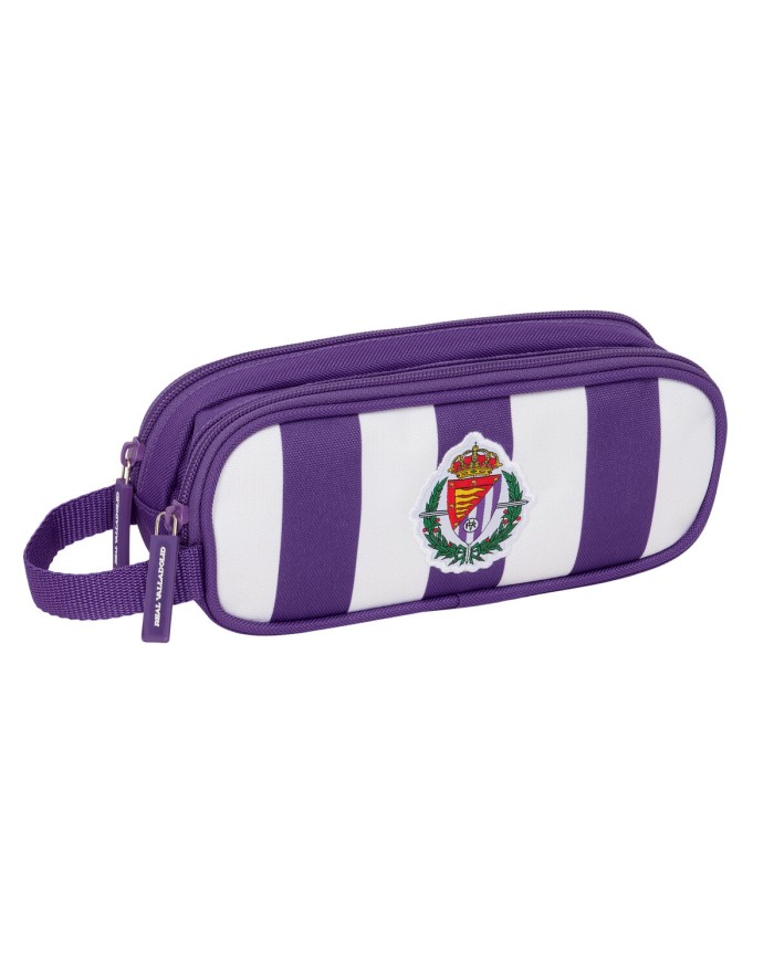 Necessaire Real Valladolid C.F. Bianco Viola 21 x 8 x 6 cm