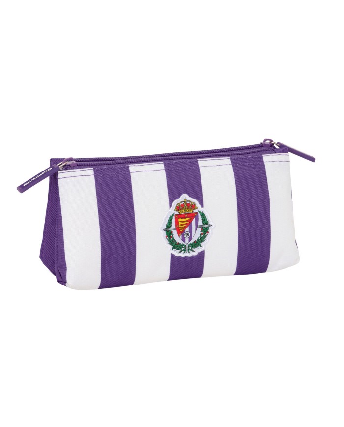 Necessaire da Viaggio Real Valladolid C.F. Bianco Viola Sportivo 22 x 10 x 8 cm