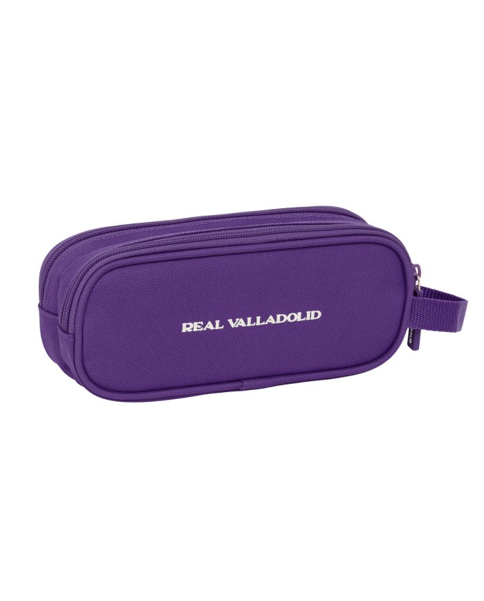 Necessaire Real Valladolid C.F. Bianco Viola 21 x 8 x 6 cm