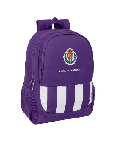 Zaino Scuola Real Valladolid C.F. Bianco Viola 32 x 44 x 16 cm Zaino Scuola Real Valladolid C.F. Bianco Viola 32 x 44 x 16 cm