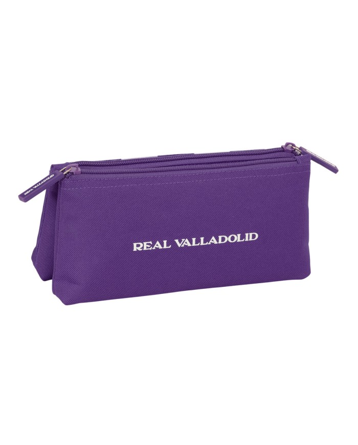 Necessaire da Viaggio Real Valladolid C.F. Bianco Viola Sportivo 22 x 10 x 8 cm